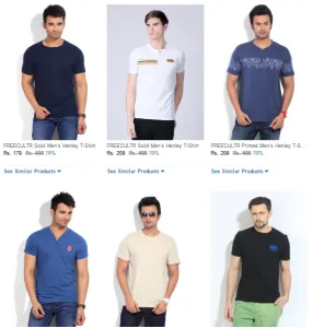 freecultr t-shirts flat 70 off