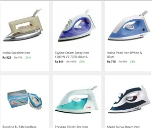 Paytm promo code- 40% cashback irons