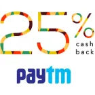 Paytm 25% cashback on recharges and bill payments