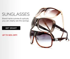 Sunglasses flat 90% off