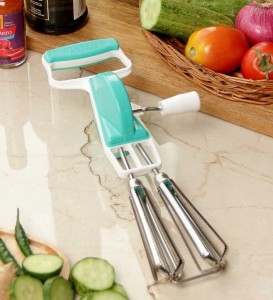 Action White and Sea green Beater Steel Blade