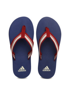  Adidas Blue And Red Slippers