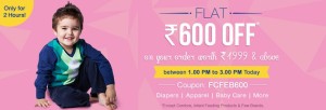 Firstcry flat 600 off on 1999