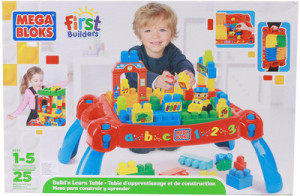 Mega Bloks Play N Go Table - 25 Pieces