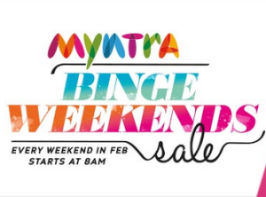Myntra binge weekend sale