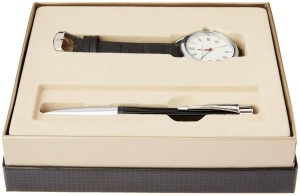 Parker Urban Fashion London Black CT Roller Ball Pen and Wrist Watch