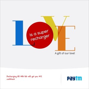  Paytm 14% cashback on recharge/bill payments