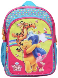 Pooh School Bag Wtp With Friends, Multi Color (14-inch)