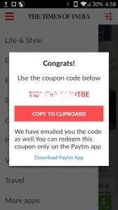  Rs 50 free paytm voucher