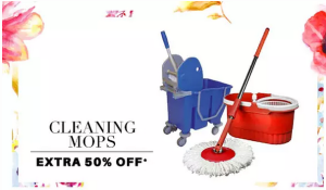  cleaning mops extra 50% cashback paytm