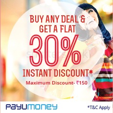 groupon payumoney 30% off