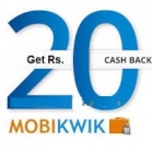 mobikwik Rs 20 cashback on Rs 200
