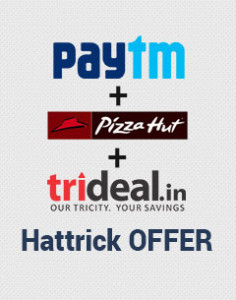 trideal hattrick offer Rs 3 cashback on Re 1