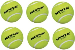 Nivia Cricket Tennis Ball (Pack of 6)
