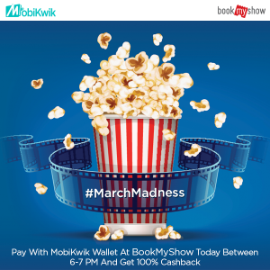  mobikwik bookmyshow 100% cashback