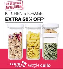 paytm kitchen storage upto 40% off + extra 50% off