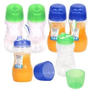 Prime - Xeonic Sports Water Bottle 400ml - Set of 6 Pcs-Amazon