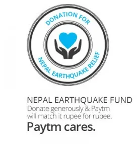 donate for nepal earthquake victims paytm