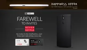  oneplusone without invite + Rs 2000 amazon gift card