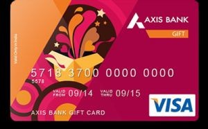 Axis bank gift card 4% off