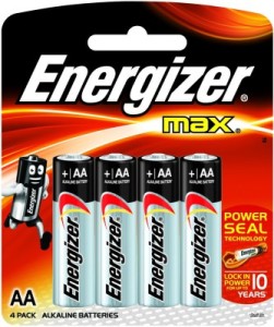 Energizer Rechargeable Battery Max E91BP4 Rs 49 fipkart