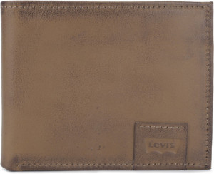Levis Men Tan Genuine Leather Wallet