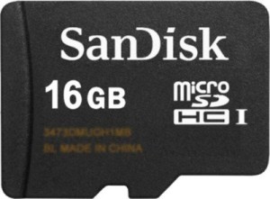 SanDisk MicroSD Card 16 GB Class 4 Flipkart