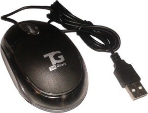  TacGears TG-01-Black Wired Optical Gaming Mouse Rs 49 only