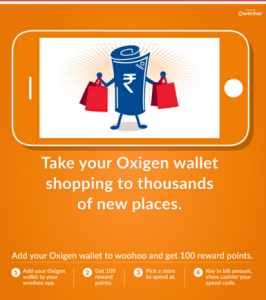 add oxygen and get 100 woohoo reward points