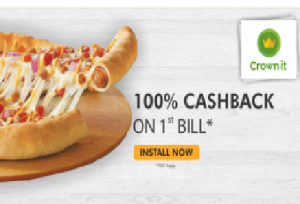 crownit 100 cashback on first bill