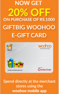  giftbig woohoo 20% off