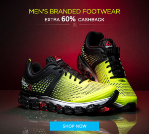  men branded shoes 60% cashback