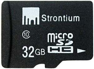  strontium 32 gb memory card Rs 532 infibeam