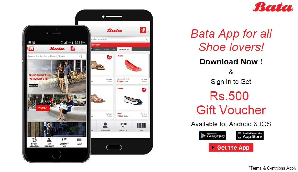Bata sales store coupons
