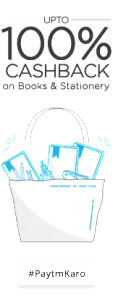 Paytm Books & Stationary 100% cashback sale