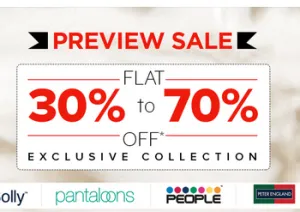 trendin preview sale upto flat 70 off + extra 10 off + 200 cashback