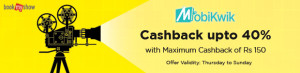 Bookmyshow Mobikwik 40 cashback