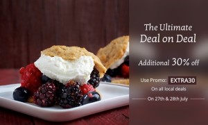 Groupon Local deals at Extra 30 off