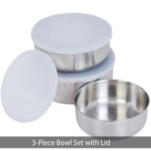 Groupon Steel bowl set at Rs 79 only