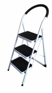 Nilkamal Vesta 3 Step Ladder Black White Rs 1720 only paytm