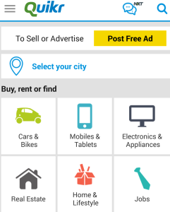 Quikr app refer and earn bookmyshow vouchers