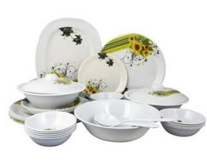 Zakozee Melamine Dinner Set (Set Of 32 Pcs) Rs 499 only paytm