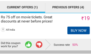 fastticket Rs 75 off on Rs 200 mydala