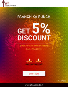 giftscardindia-paanch-ka-punch-get-5-discount-on-gift-vouchers-diwali-offer
