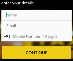 ixigo cabs app sign up
