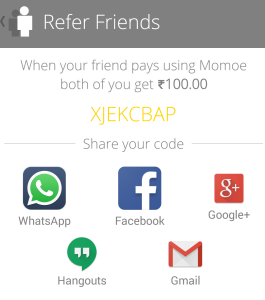 momoe app refer and earn