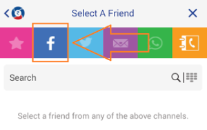 oxigen wallet app invite fb friends
