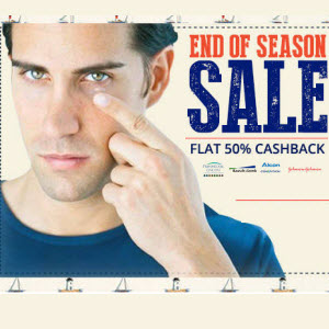 paytm contact lenses 50% cashback