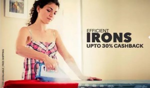 paytm irons at 30 extra cashback
