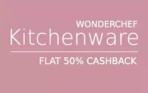 wonderchef kitchenware 50 cashbac
